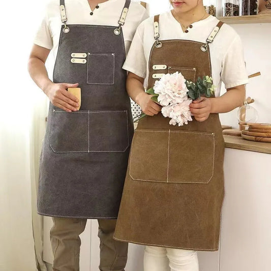 Canvas Aprons For Woman Men