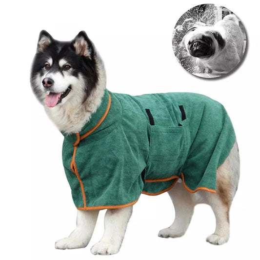 Dog Absorbent Bathrobe